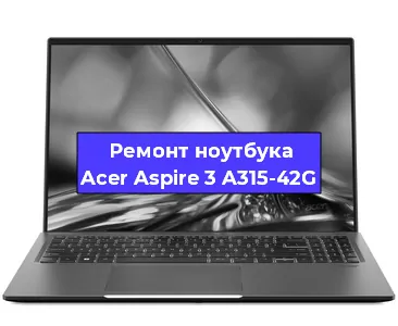 Чистка от пыли и замена термопасты на ноутбуке Acer Aspire 3 A315-42G в Красноярске